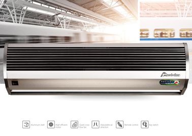 2025 อลูมิเนียม / ABS Cover Door Fan Air Curtain การรักษาอากาศปรับอากาศภายในอากาศสด