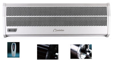 2025Factory Compact Overhead Door Air Curtains กับเครื่องทําความร้อนไฟฟ้า PTC