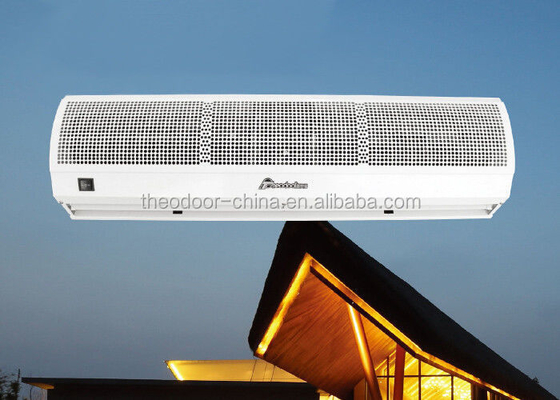 ม่านอากาศขนาดกะทัดรัด 90-200 ซม. ความเร็ว 11 ม./วินาที พร้อมรีโมทคอนโทรล
