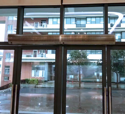 SS304 ผ้าม่านอากาศกระแสข้าม 900mm 1600m3/h สําหรับประตูพาณิชย์