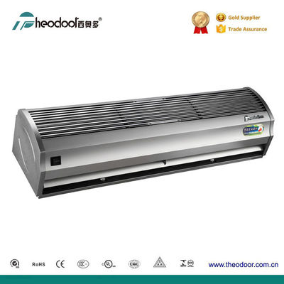 2025 อลูมิเนียมเงิน หลังบ้าน ผ้าม่านอากาศด้วยพัดลม