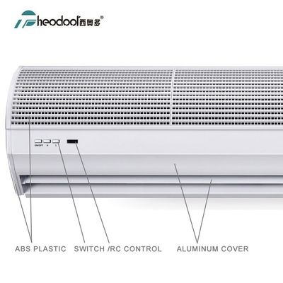 2025 ABS Cover Plastic Air Curtain สําหรับประตูโรงแรม ร้านอาหาร สถานที่และร้านค้า